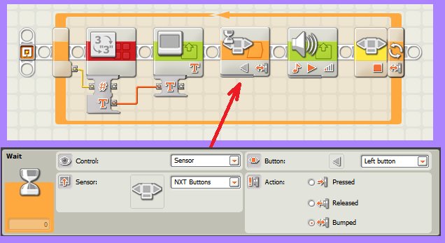 Ejemplos del Icono Ciclo de LEGO Mindstorm NXT